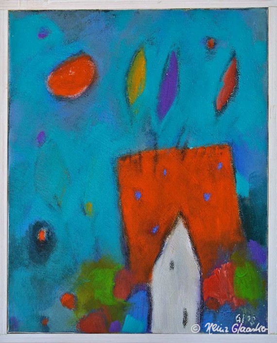 Heinz Glaasker Der rote Berg Acrylbild Heinz Glaasker Der rote Berg