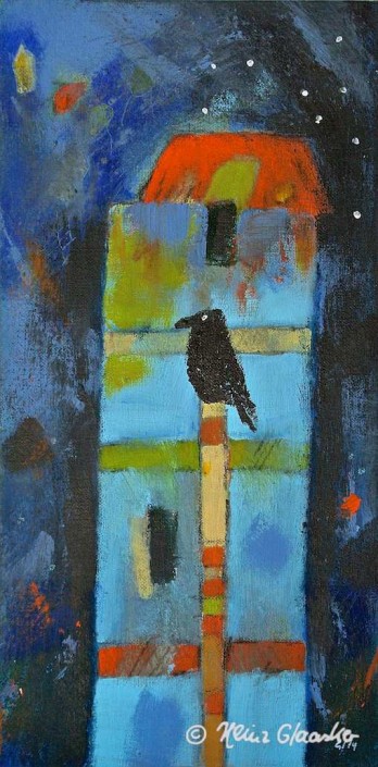 Heinz Glaasker Nebelturm Acrylbild Heinz Glaasker Nebelturm