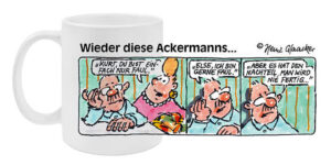 Produktbild Fotobecher 1 »Wieder diese Ackermanns« links