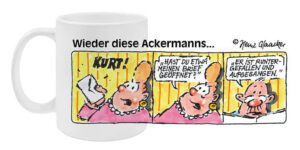 Produktbild Fotobecher 4 »Wieder diese Ackermanns« links