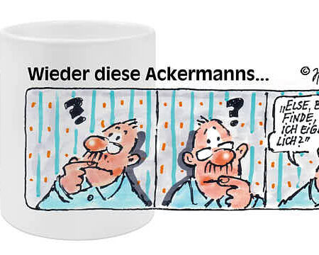 Fotobecher 4 »Wieder diese Ackermanns«